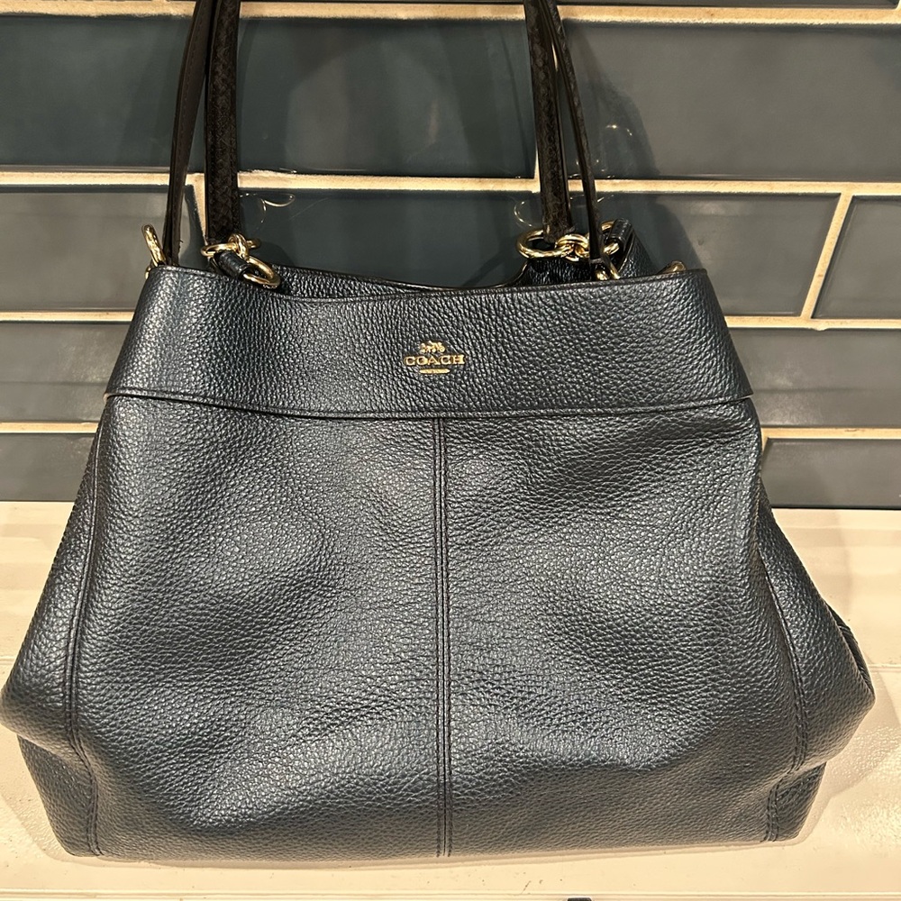 Coach Blue Lexy Shoulder Bag